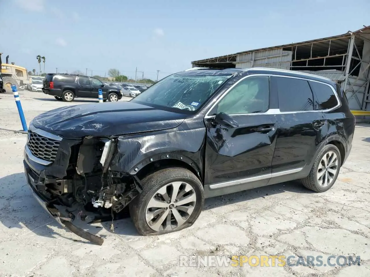 1 Photograph of a damaged car 5XYP34HC1MG117517 KIA TELLURIDE 2021