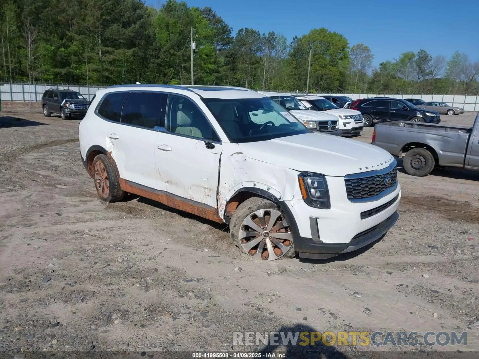 1 Photograph of a damaged car 5XYP34HC2MG112293 KIA TELLURIDE 2021