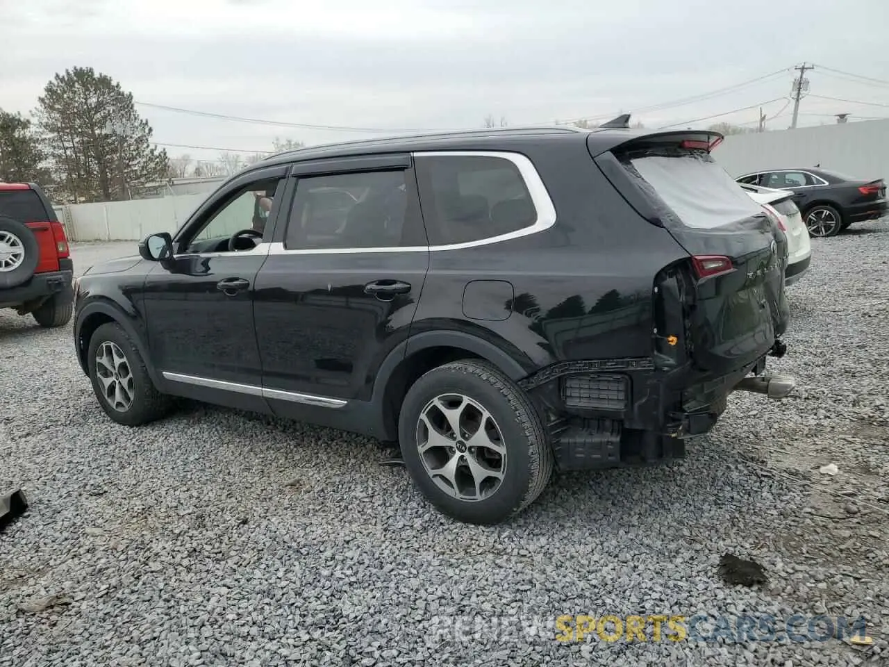 2 Photograph of a damaged car 5XYP34HC2MG121835 KIA TELLURIDE 2021