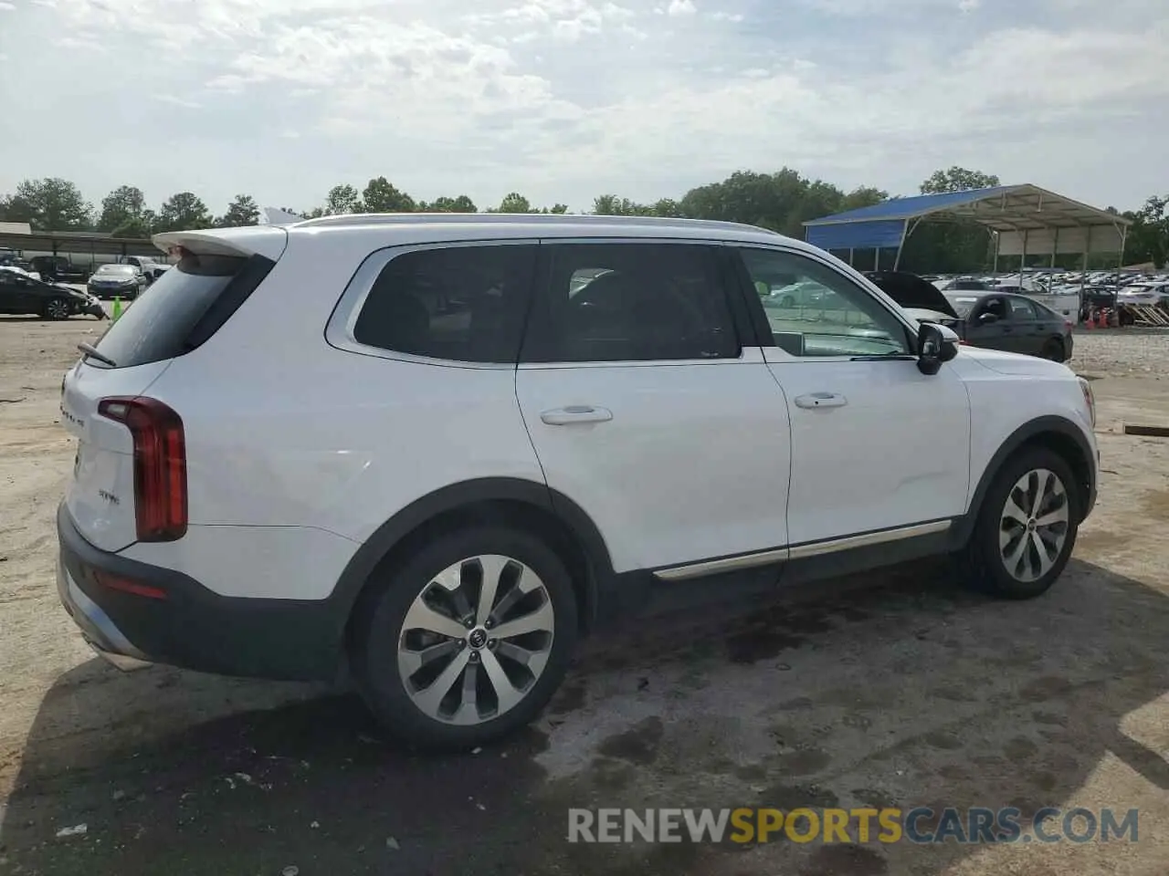 3 Photograph of a damaged car 5XYP34HC4MG180062 KIA TELLURIDE 2021
