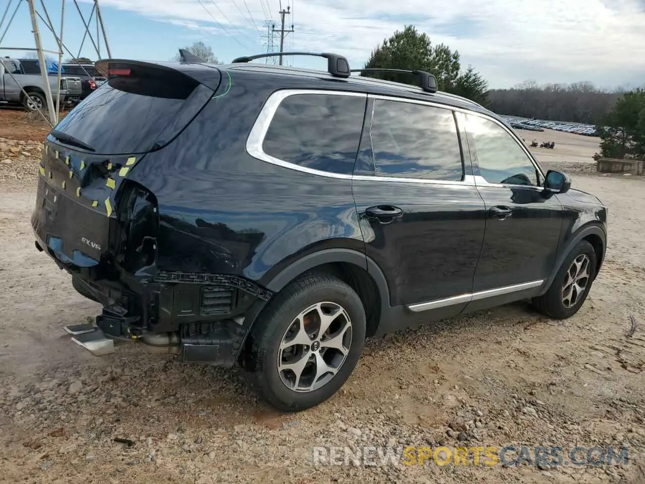 3 Photograph of a damaged car 5XYP34HC6MG124866 KIA TELLURIDE 2021