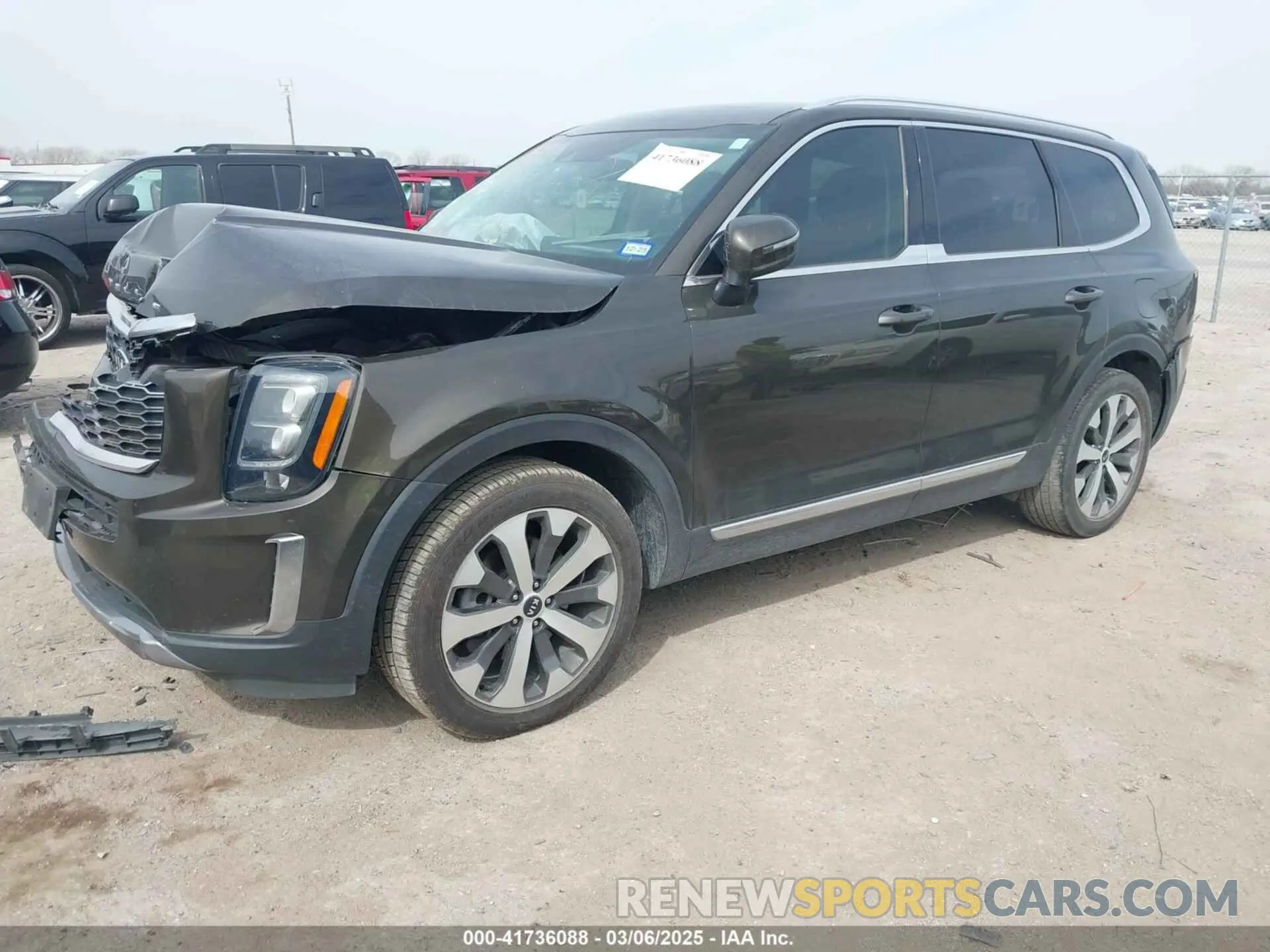 2 Photograph of a damaged car 5XYP34HC7MG145841 KIA TELLURIDE 2021