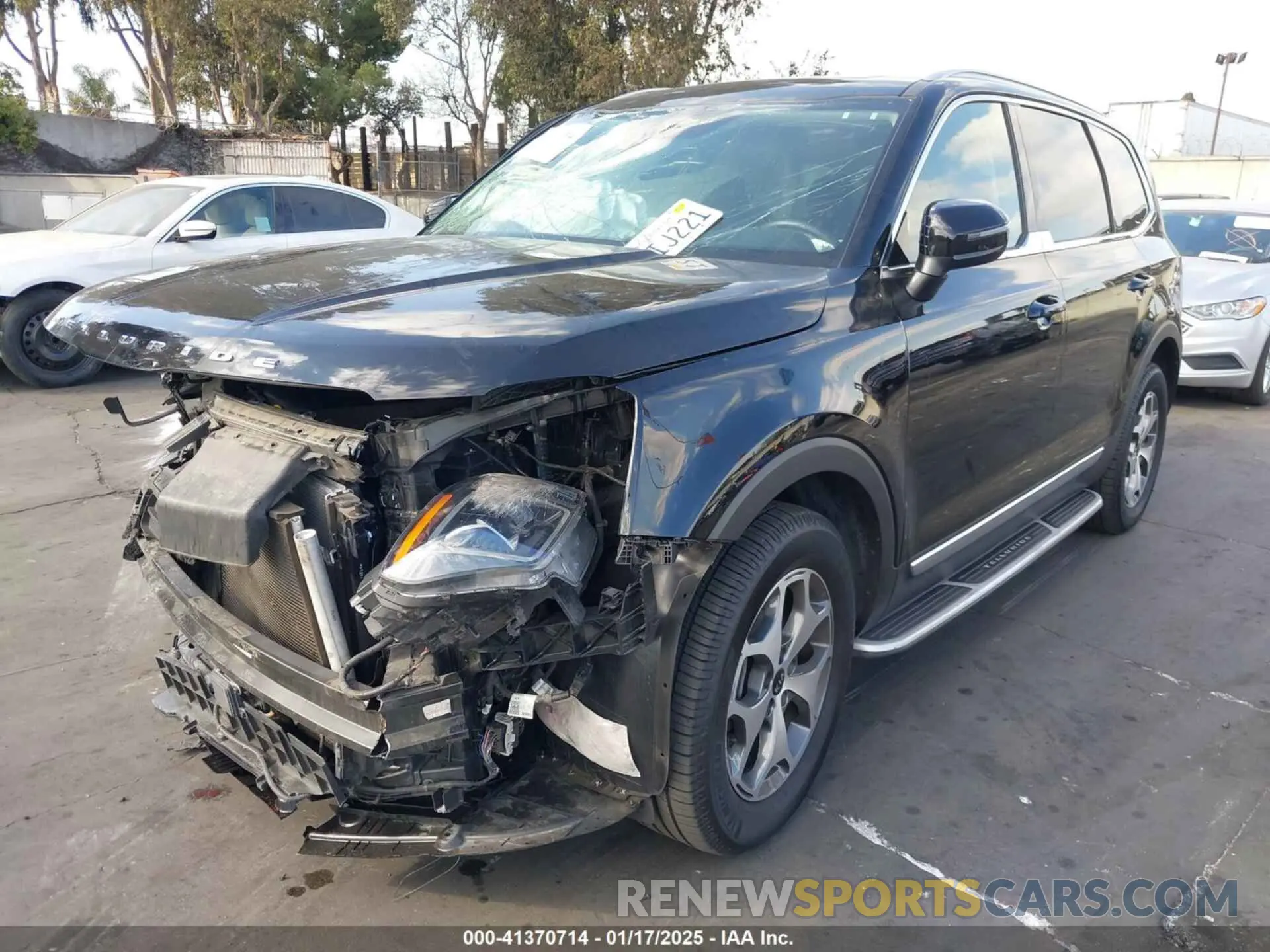 2 Photograph of a damaged car 5XYP34HC7MG184185 KIA TELLURIDE 2021