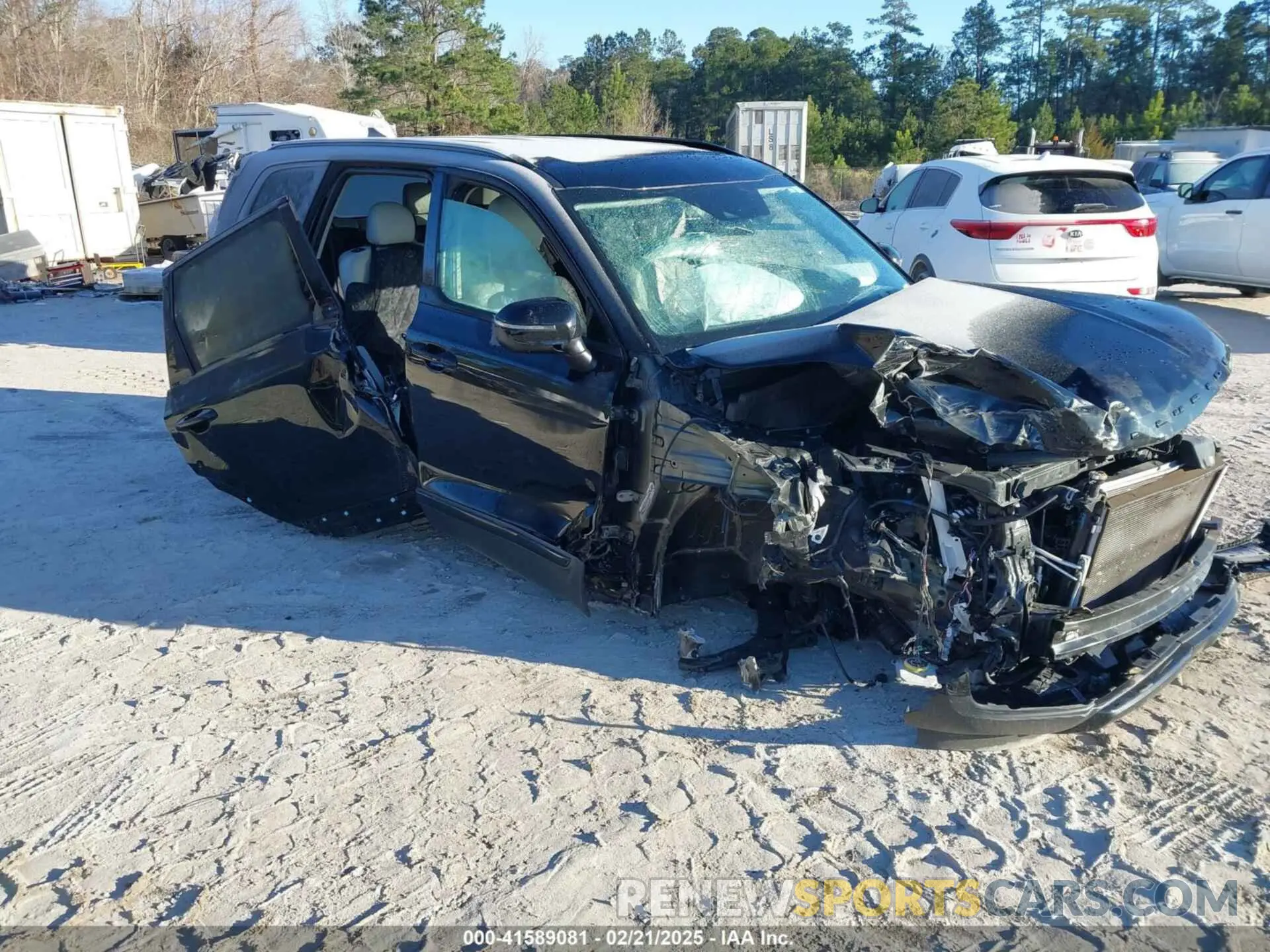 1 Photograph of a damaged car 5XYP3DHC0MG180396 KIA TELLURIDE 2021