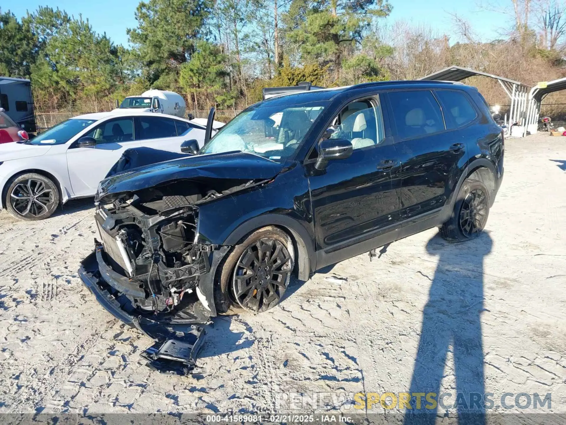 2 Photograph of a damaged car 5XYP3DHC0MG180396 KIA TELLURIDE 2021