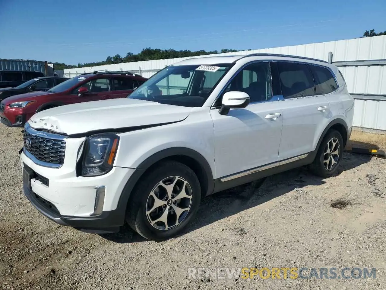 1 Photograph of a damaged car 5XYP3DHC2MG104890 KIA TELLURIDE 2021