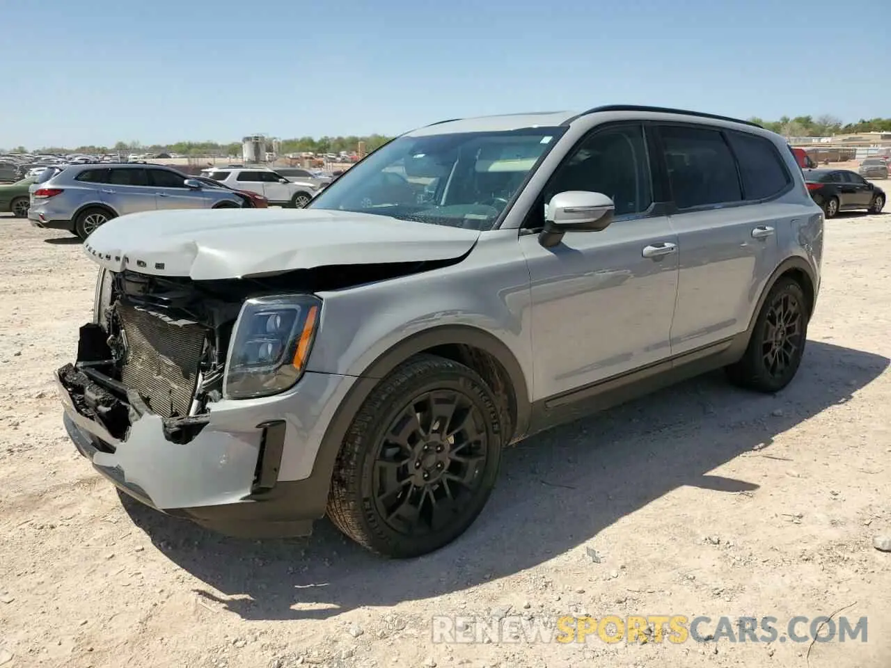 1 Photograph of a damaged car 5XYP3DHC3MG167061 KIA TELLURIDE 2021
