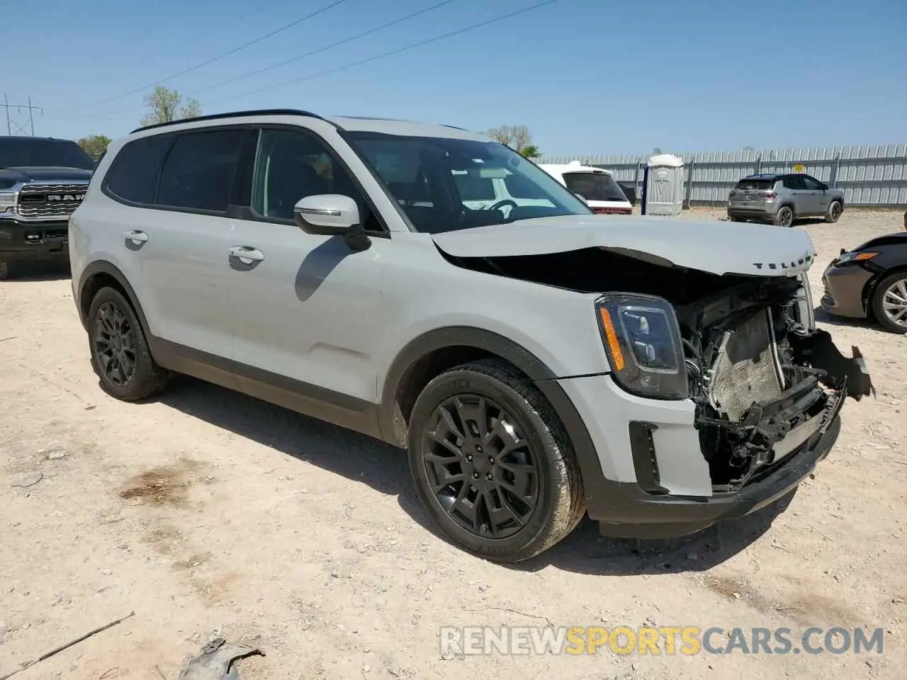 4 Photograph of a damaged car 5XYP3DHC3MG167061 KIA TELLURIDE 2021