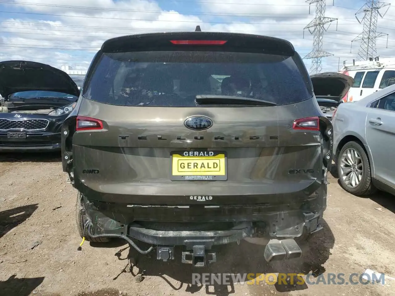 6 Photograph of a damaged car 5XYP3DHC5MG164646 KIA TELLURIDE 2021