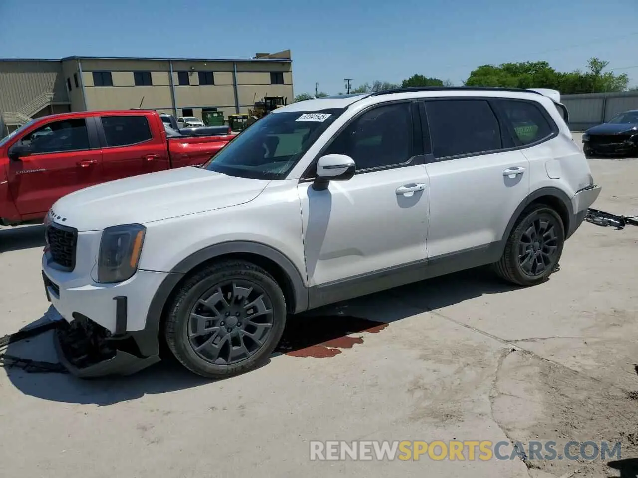 1 Photograph of a damaged car 5XYP3DHC7MG156788 KIA TELLURIDE 2021