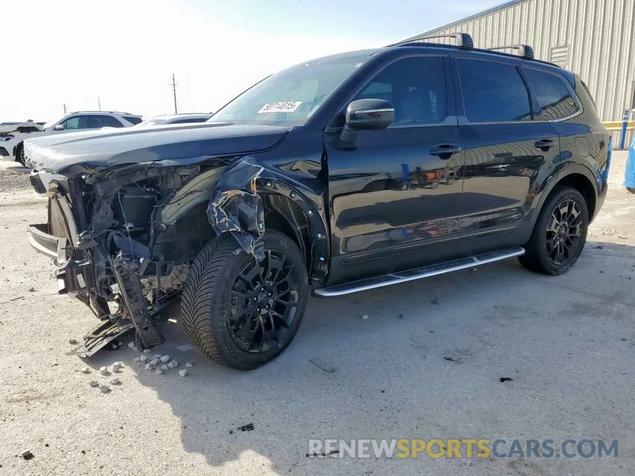 1 Photograph of a damaged car 5XYP3DHC8MG104473 KIA TELLURIDE 2021
