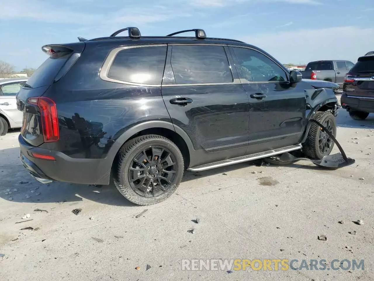 3 Photograph of a damaged car 5XYP3DHC8MG104473 KIA TELLURIDE 2021