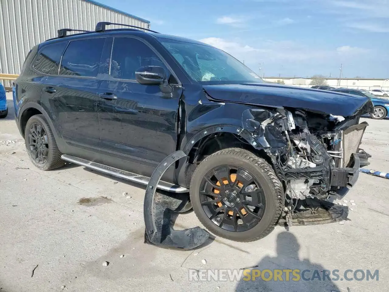 4 Photograph of a damaged car 5XYP3DHC8MG104473 KIA TELLURIDE 2021