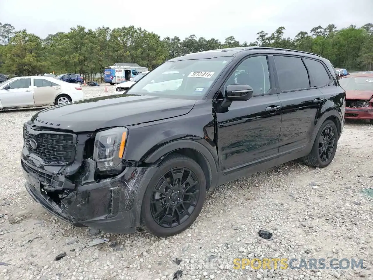 1 Photograph of a damaged car 5XYP3DHC8MG194059 KIA TELLURIDE 2021