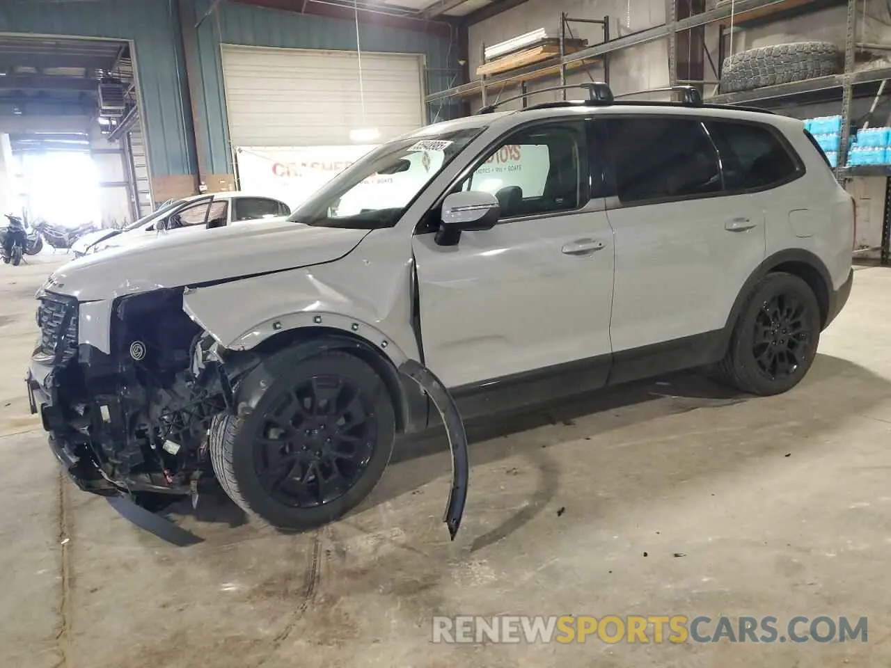 1 Photograph of a damaged car 5XYP3DHC9MG155318 KIA TELLURIDE 2021