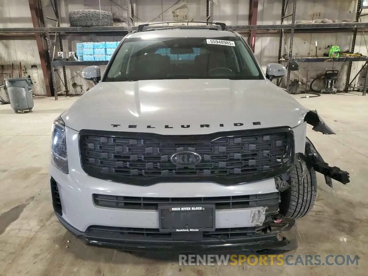 5 Photograph of a damaged car 5XYP3DHC9MG155318 KIA TELLURIDE 2021