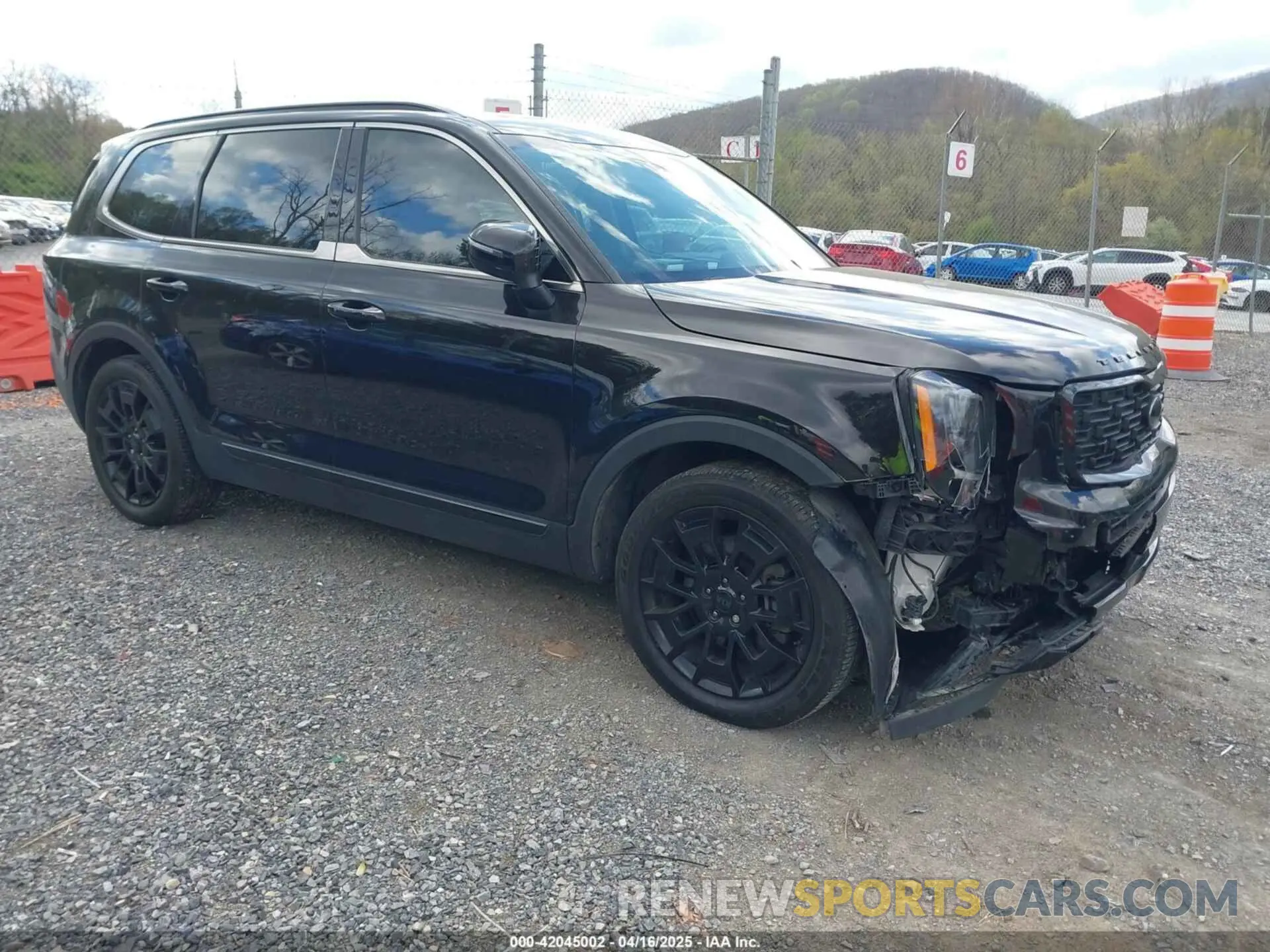 1 Photograph of a damaged car 5XYP3DHC9MG182549 KIA TELLURIDE 2021