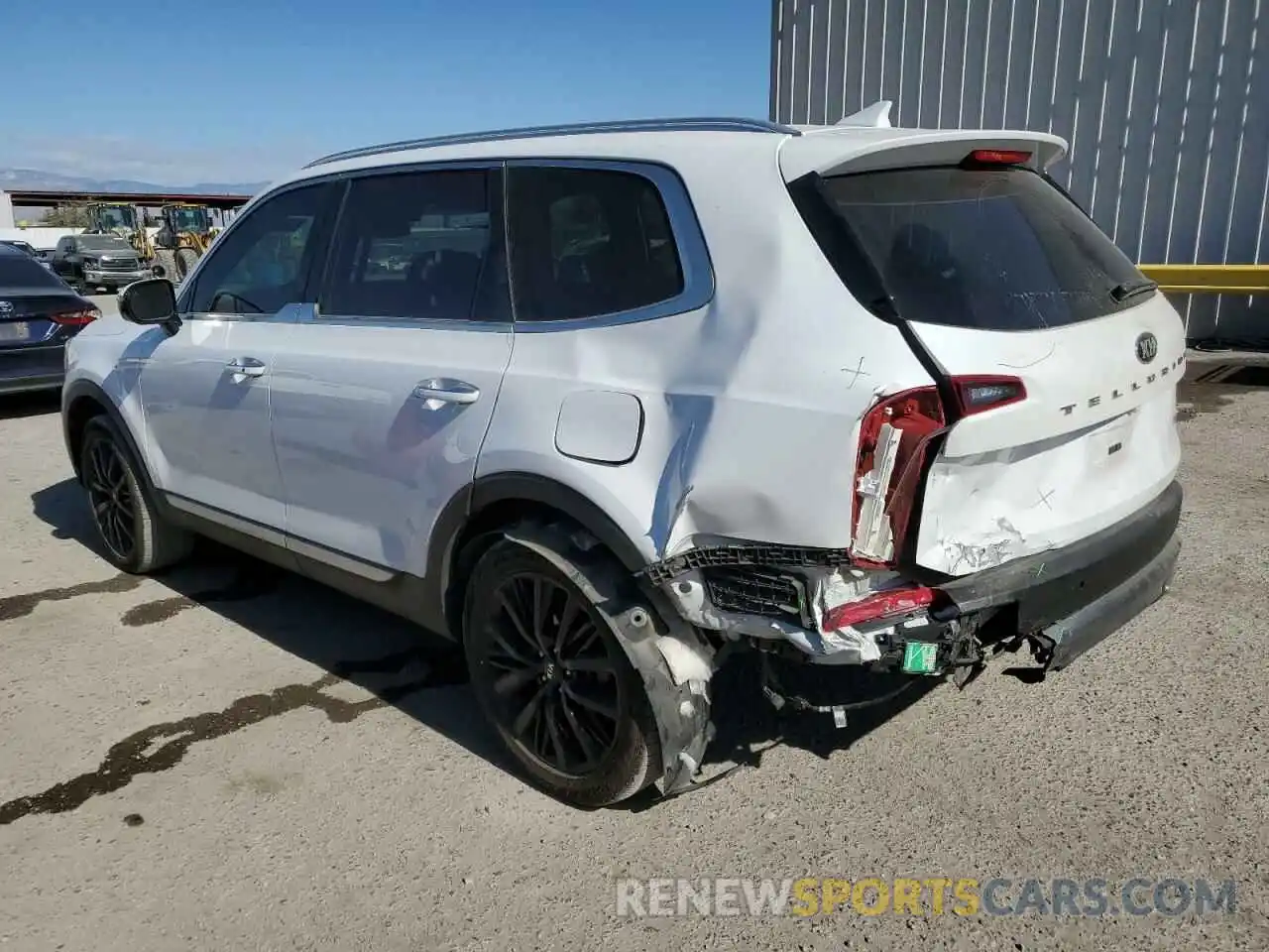 2 Photograph of a damaged car 5XYP54HC0MG155332 KIA TELLURIDE 2021