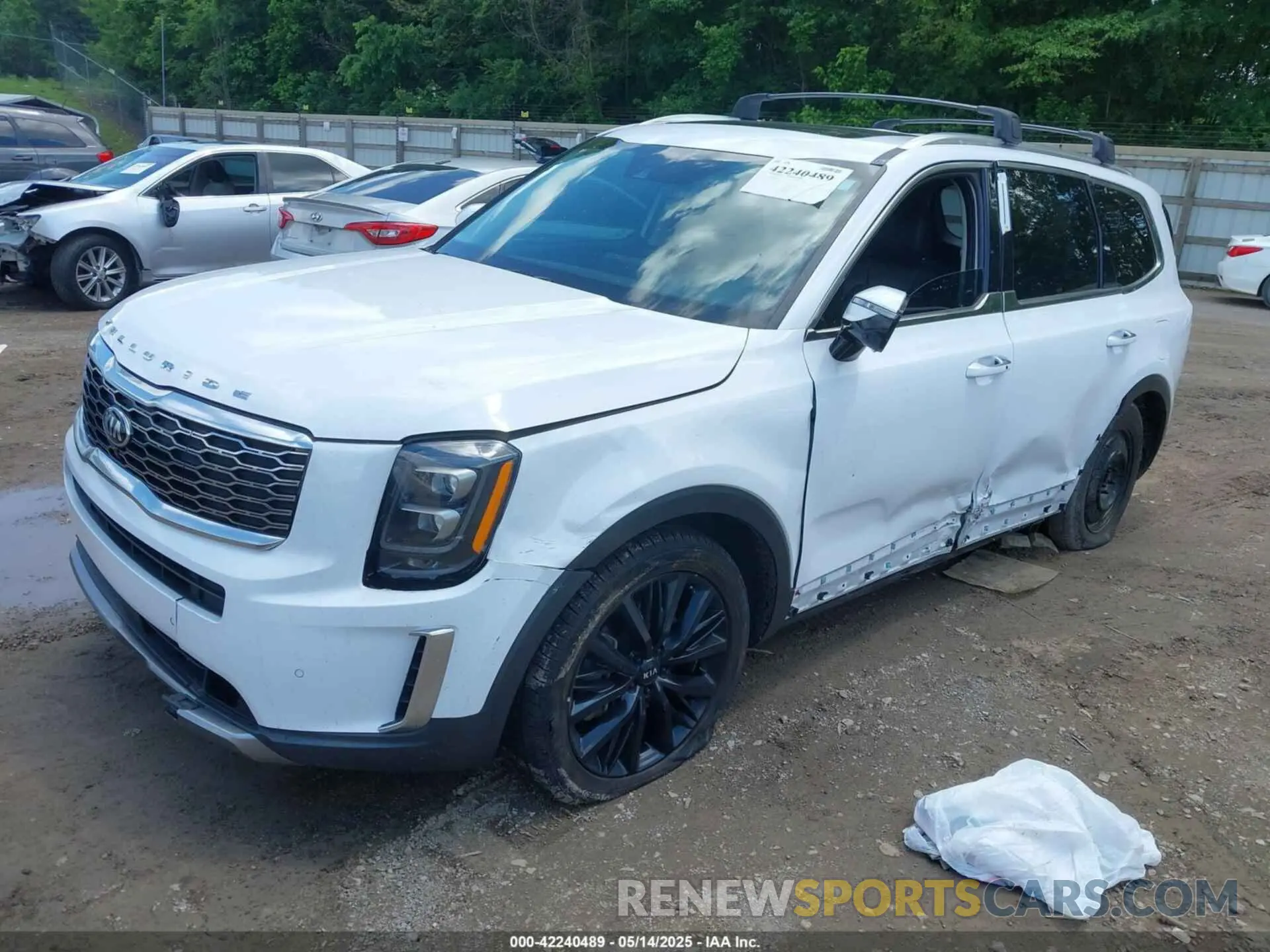 2 Photograph of a damaged car 5XYP54HC1MG153461 KIA TELLURIDE 2021
