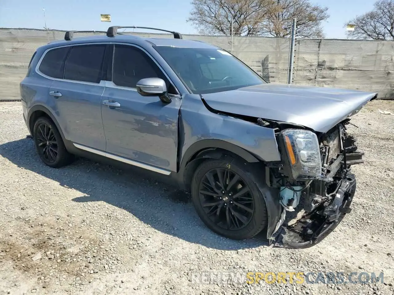 4 Photograph of a damaged car 5XYP54HC5MG184826 KIA TELLURIDE 2021