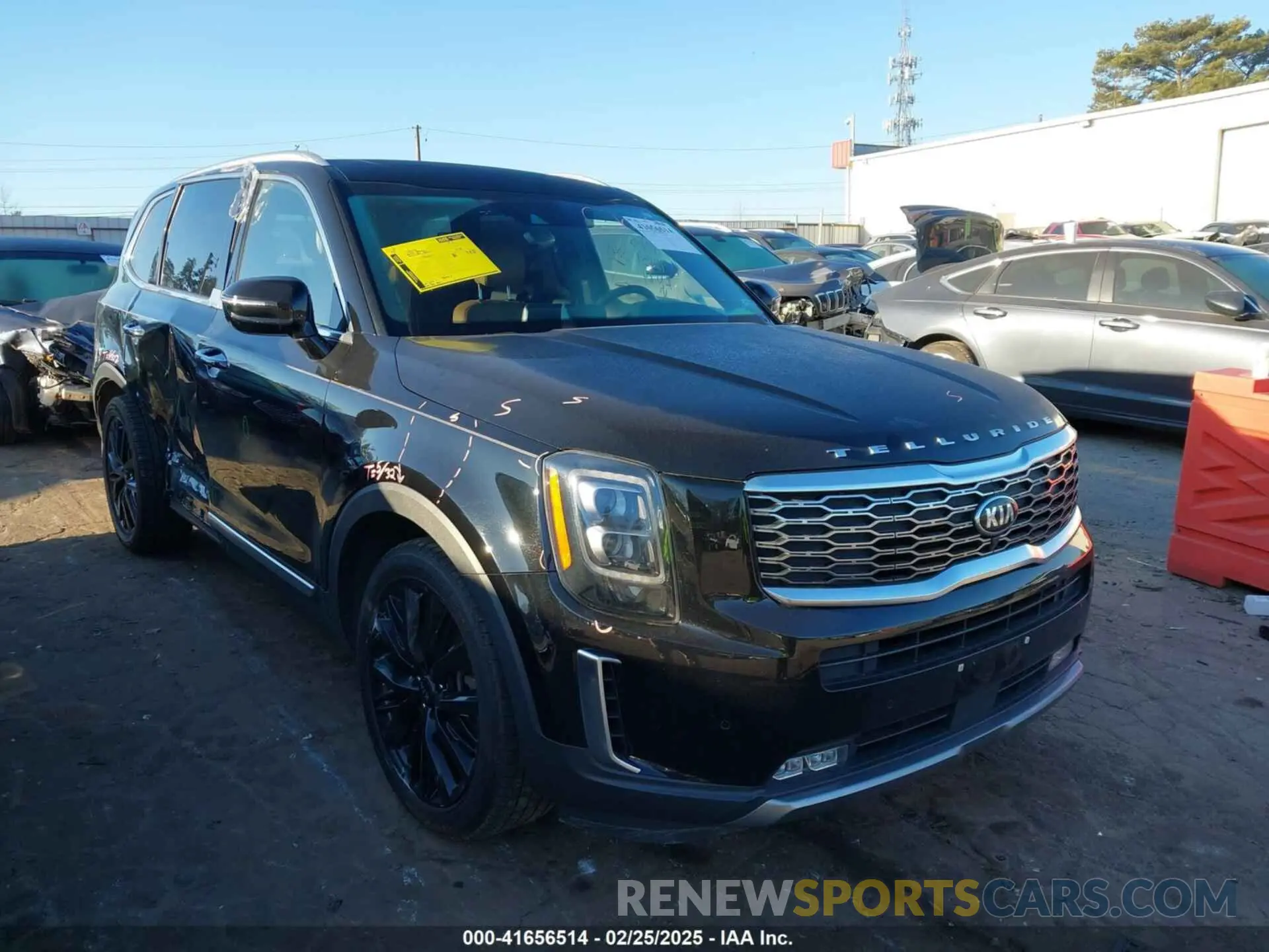 1 Photograph of a damaged car 5XYP54HC6MG173043 KIA TELLURIDE 2021
