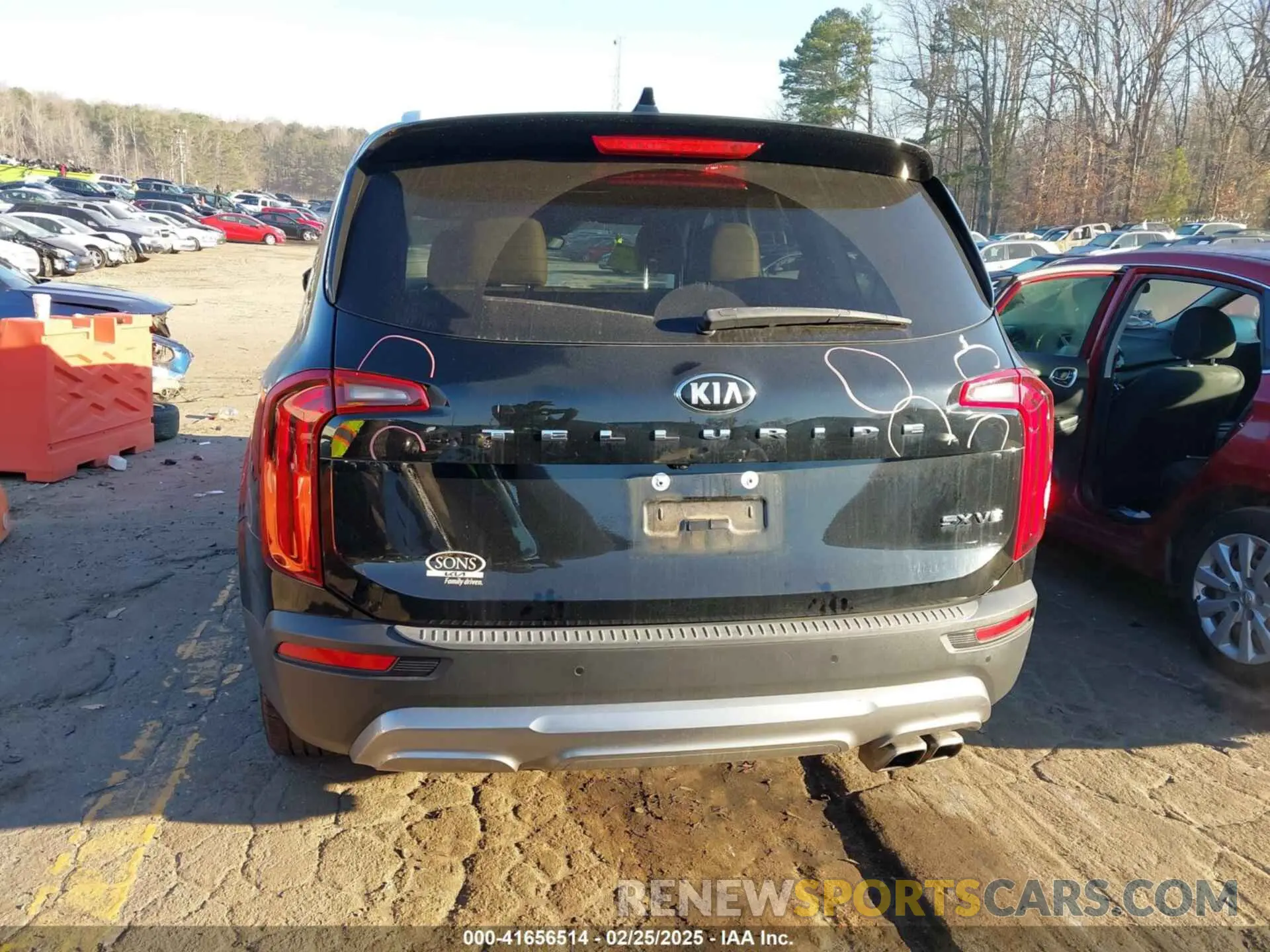 16 Photograph of a damaged car 5XYP54HC6MG173043 KIA TELLURIDE 2021