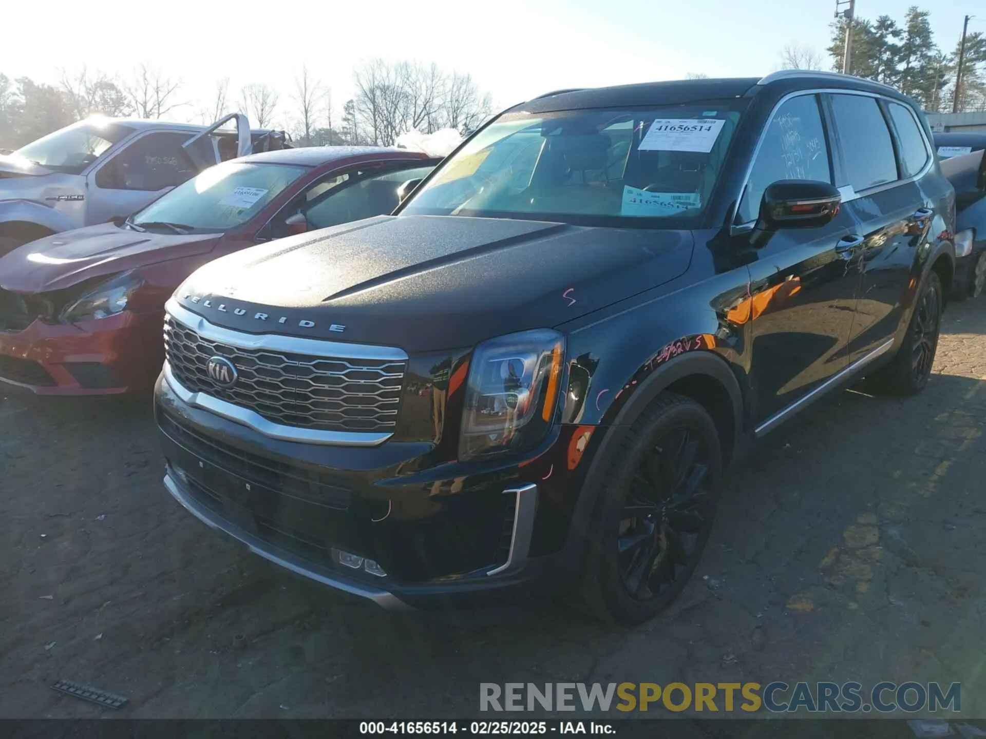2 Photograph of a damaged car 5XYP54HC6MG173043 KIA TELLURIDE 2021