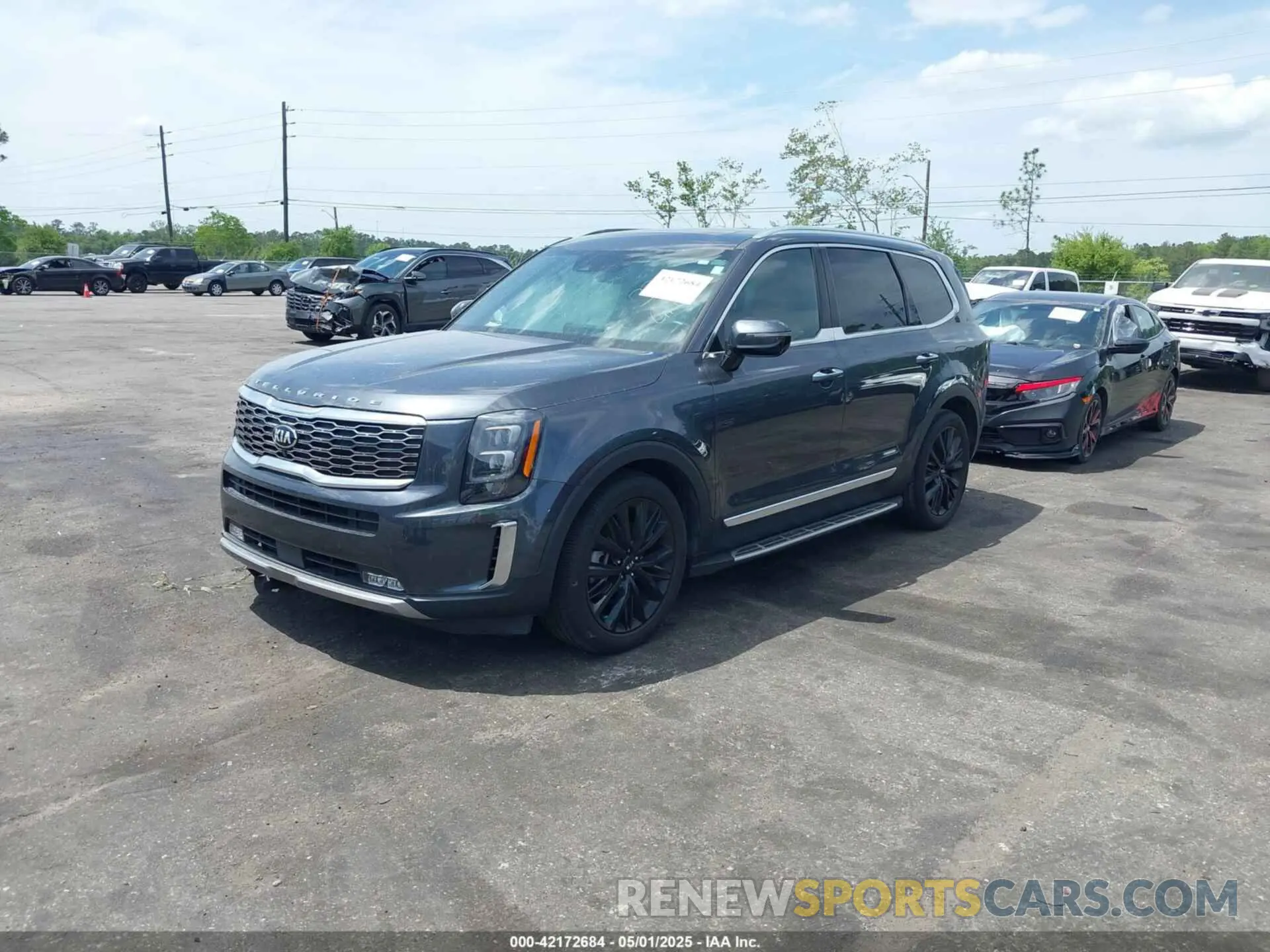 2 Photograph of a damaged car 5XYP54HC7MG130377 KIA TELLURIDE 2021