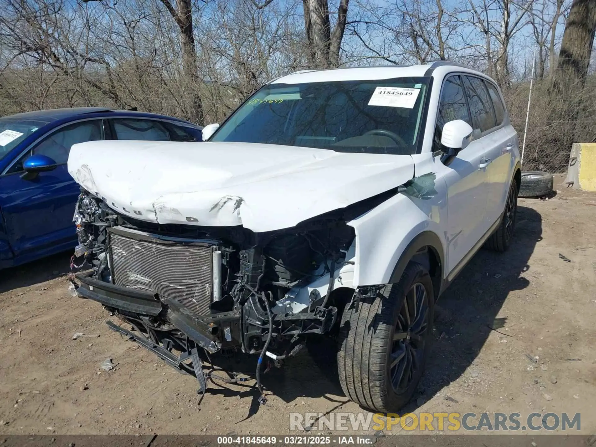 2 Photograph of a damaged car 5XYP54HC7MG167929 KIA TELLURIDE 2021