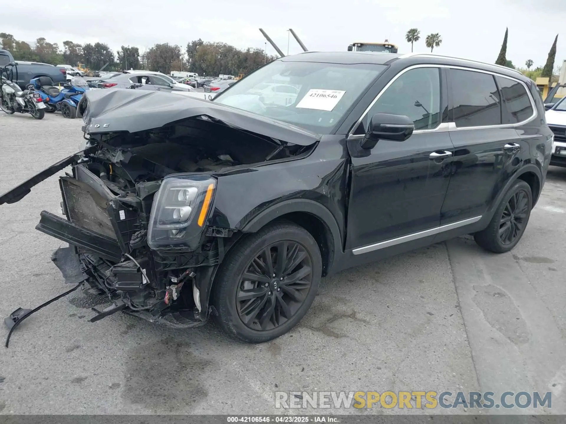 2 Photograph of a damaged car 5XYP54HC8MG127732 KIA TELLURIDE 2021