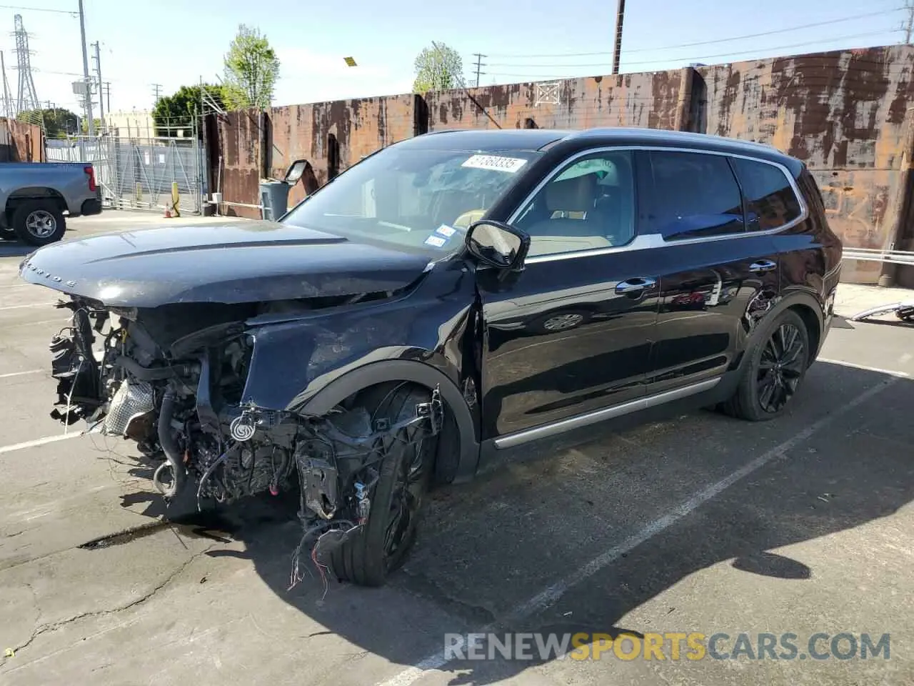 1 Photograph of a damaged car 5XYP54HCXMG173451 KIA TELLURIDE 2021