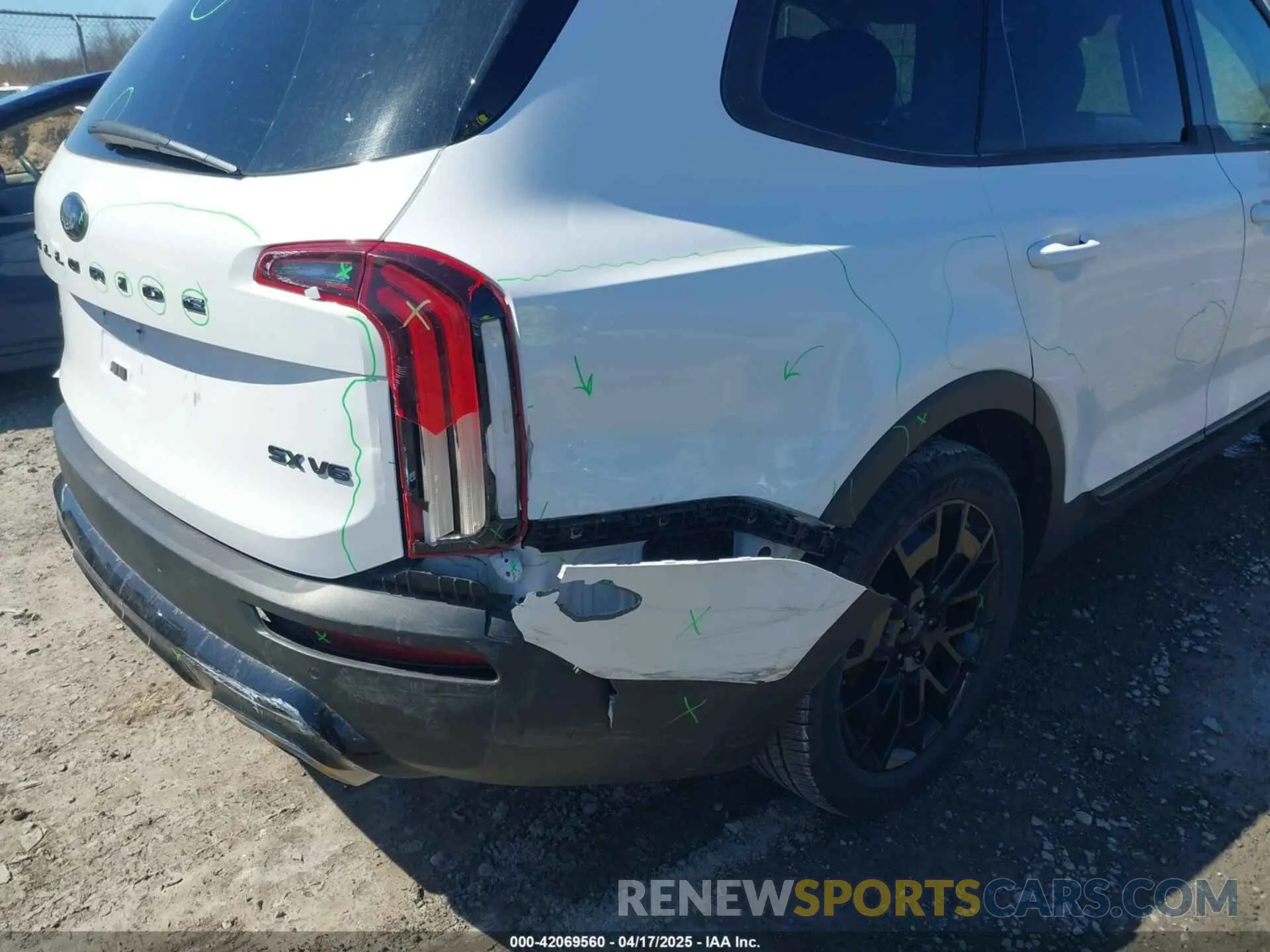 6 Photograph of a damaged car 5XYP5DHC0MG145965 KIA TELLURIDE 2021