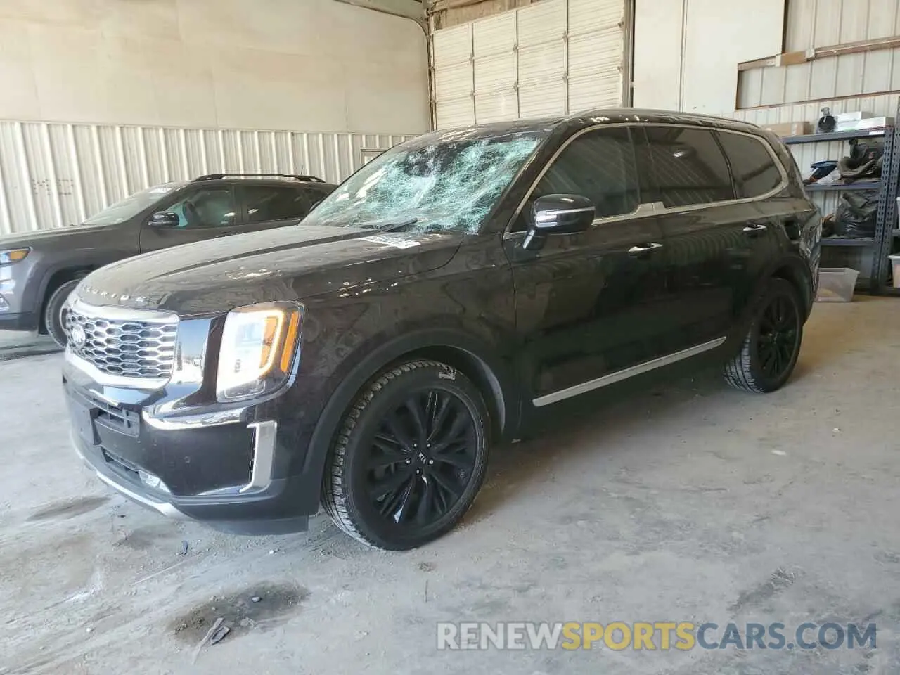 1 Photograph of a damaged car 5XYP5DHC0MG171210 KIA TELLURIDE 2021