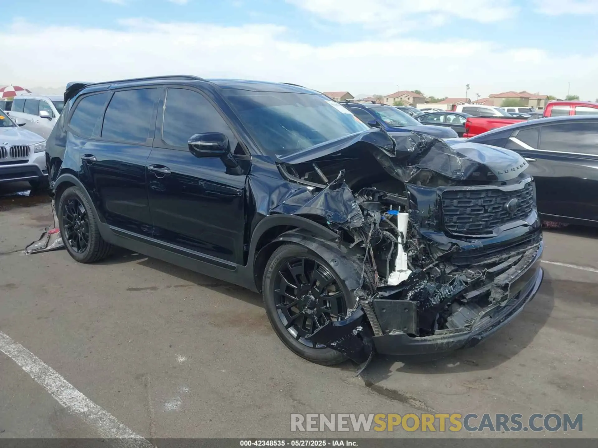 1 Photograph of a damaged car 5XYP5DHC1MG170972 KIA TELLURIDE 2021