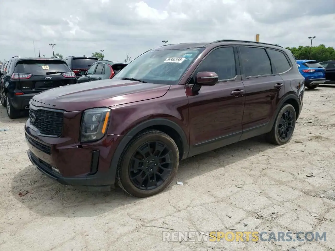 1 Photograph of a damaged car 5XYP5DHC2MG125149 KIA TELLURIDE 2021