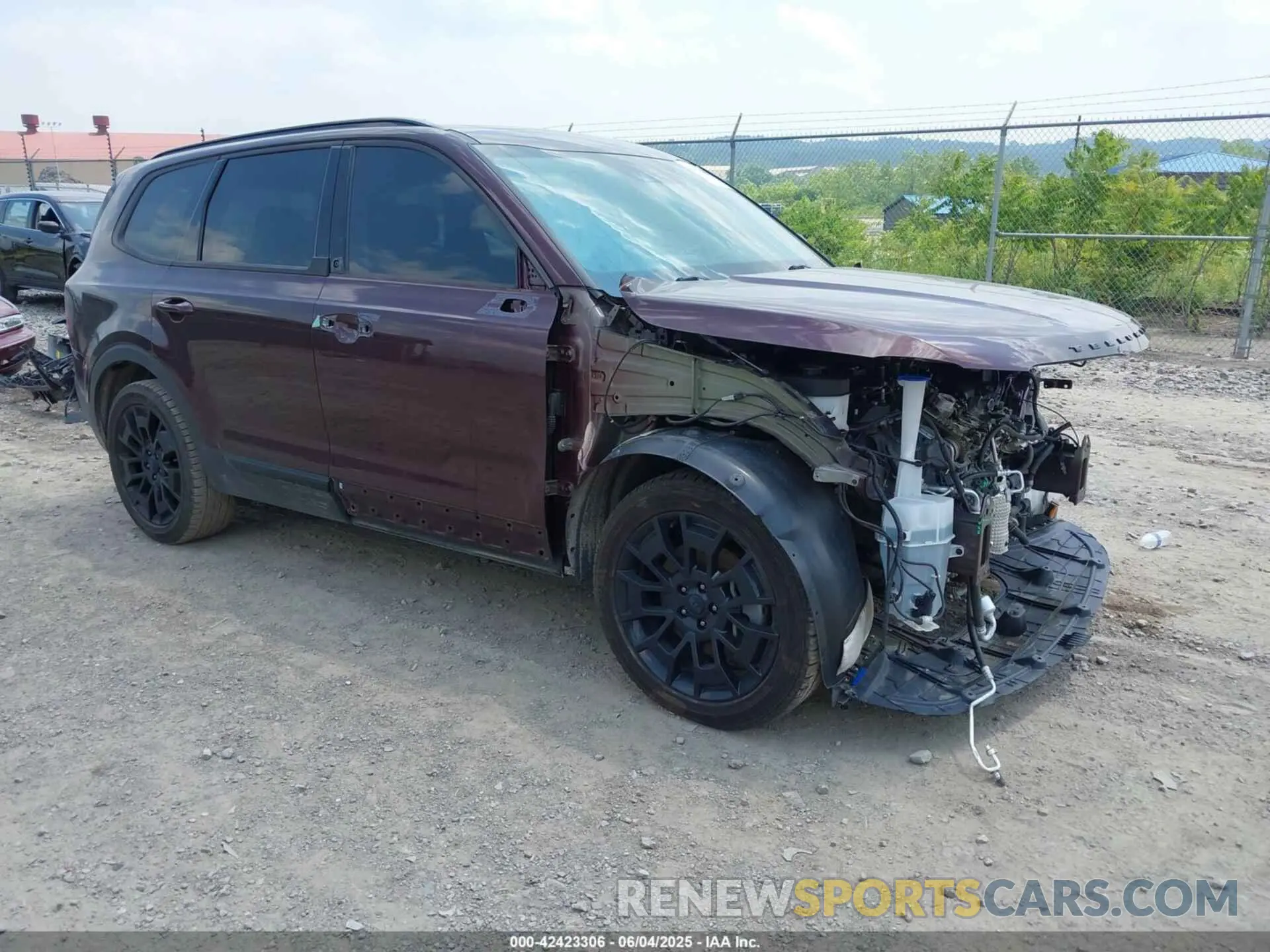 1 Photograph of a damaged car 5XYP5DHC2MG148477 KIA TELLURIDE 2021