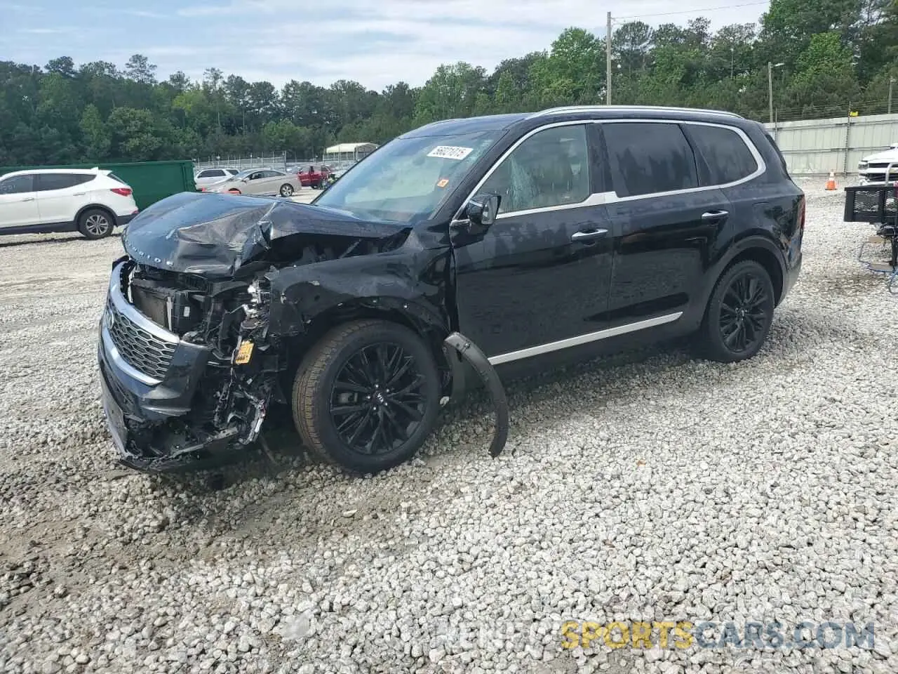 1 Photograph of a damaged car 5XYP5DHC3MG174604 KIA TELLURIDE 2021