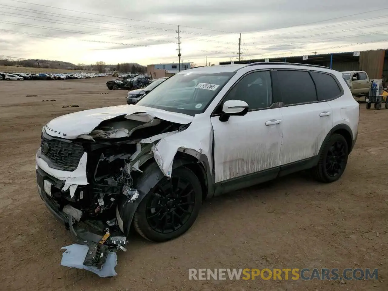 1 Photograph of a damaged car 5XYP5DHC5MG115425 KIA TELLURIDE 2021