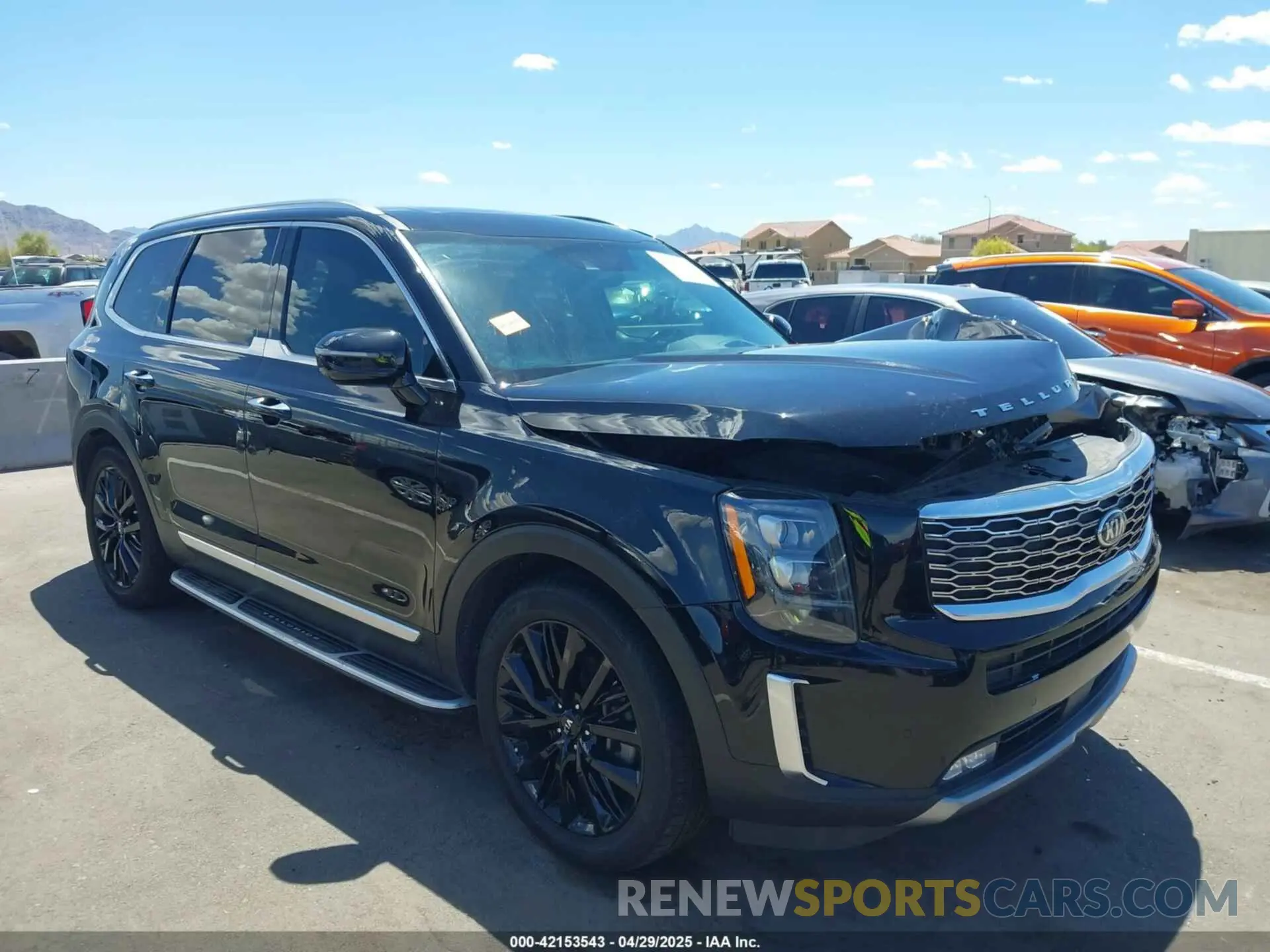 1 Photograph of a damaged car 5XYP5DHC6MG163371 KIA TELLURIDE 2021