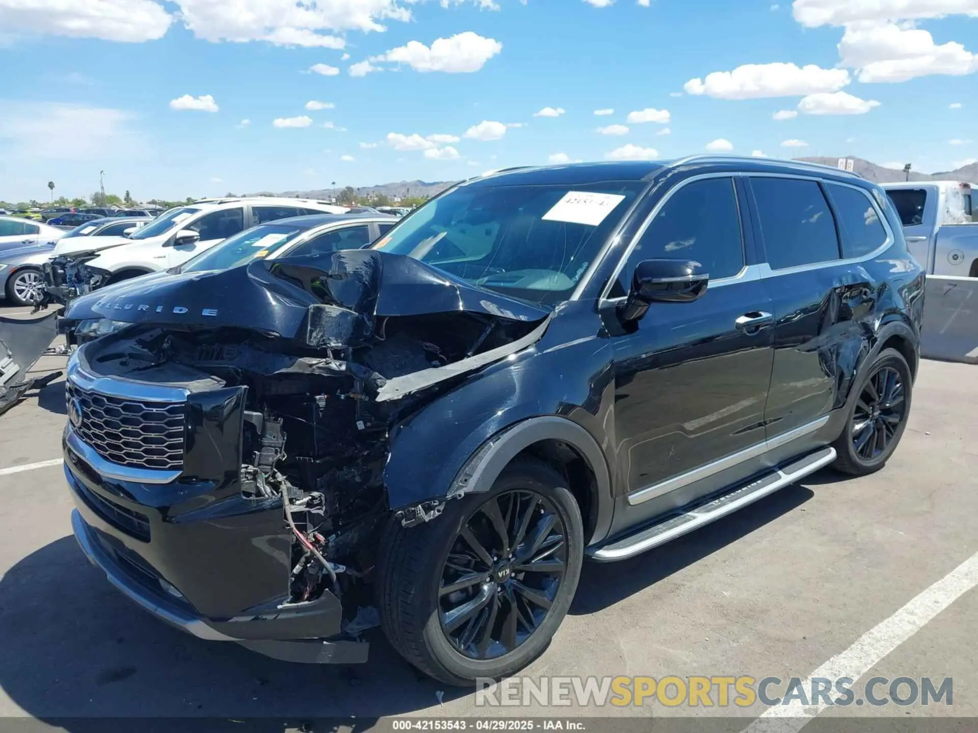 2 Photograph of a damaged car 5XYP5DHC6MG163371 KIA TELLURIDE 2021
