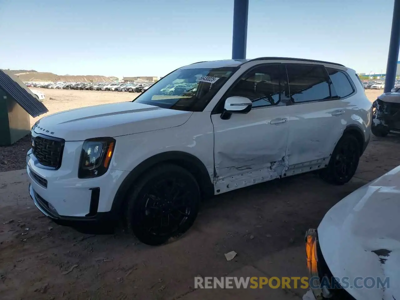 1 Photograph of a damaged car 5XYP5DHC7MG142707 KIA TELLURIDE 2021
