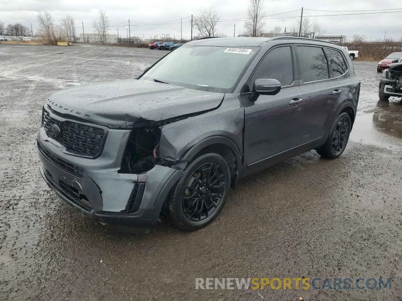 1 Photograph of a damaged car 5XYP5DHC8MG163081 KIA TELLURIDE 2021