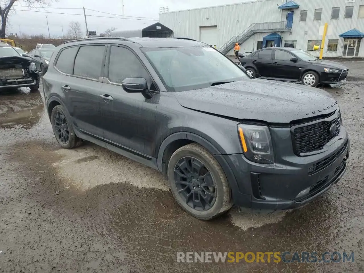 4 Photograph of a damaged car 5XYP5DHC8MG163081 KIA TELLURIDE 2021