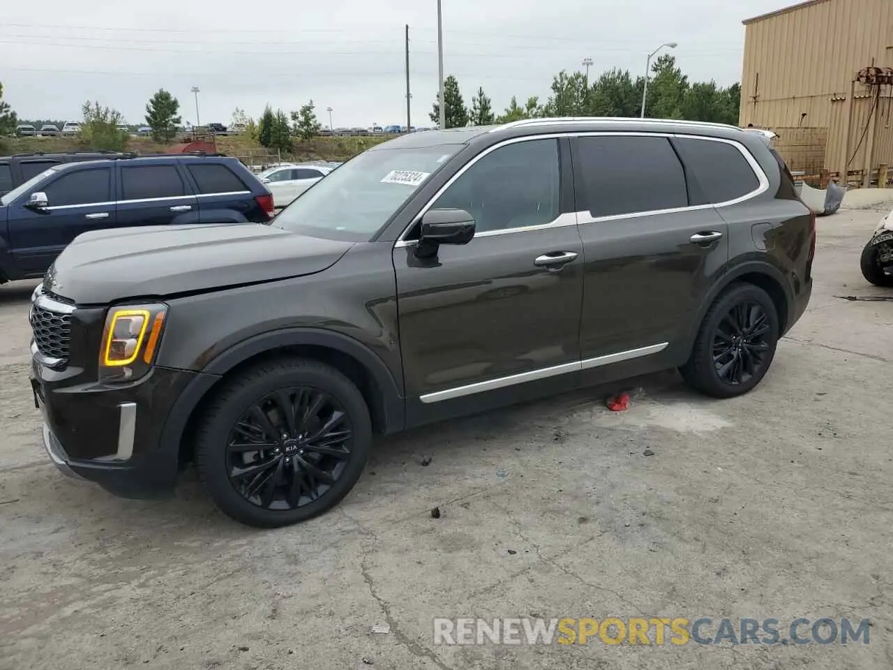 1 Photograph of a damaged car 5XYP5DHC8MG192080 KIA TELLURIDE 2021