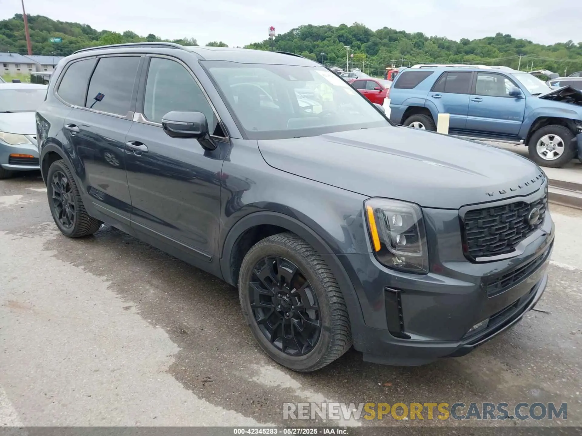 1 Photograph of a damaged car 5XYP5DHC9MG095972 KIA TELLURIDE 2021