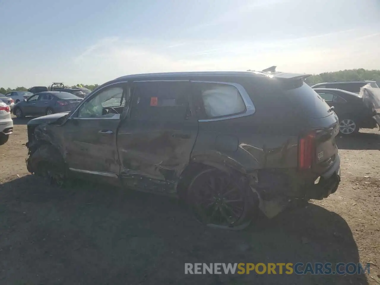 2 Photograph of a damaged car 5XYP5DHC9MG107683 KIA TELLURIDE 2021