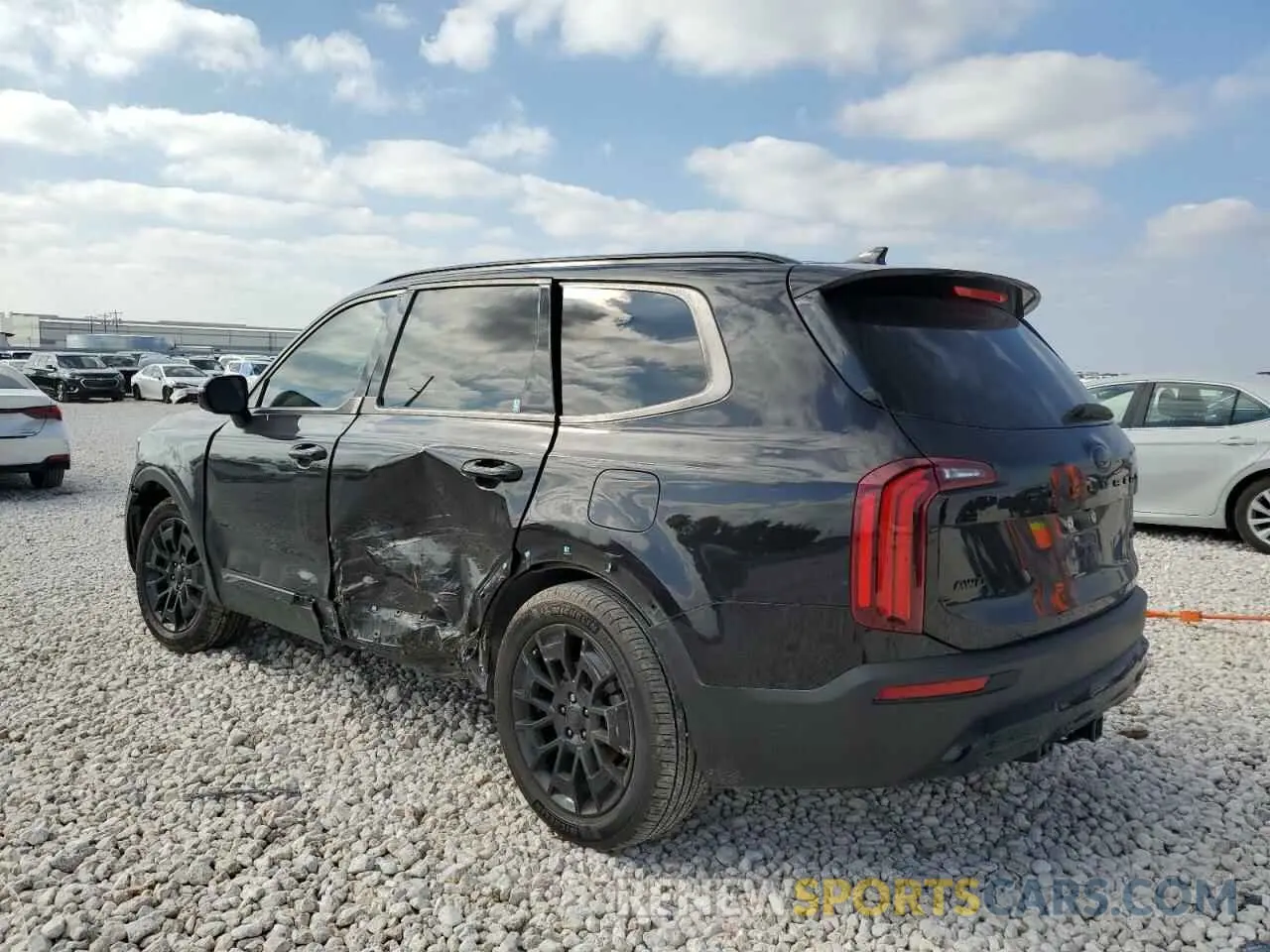 2 Photograph of a damaged car 5XYP5DHC9MG169195 KIA TELLURIDE 2021