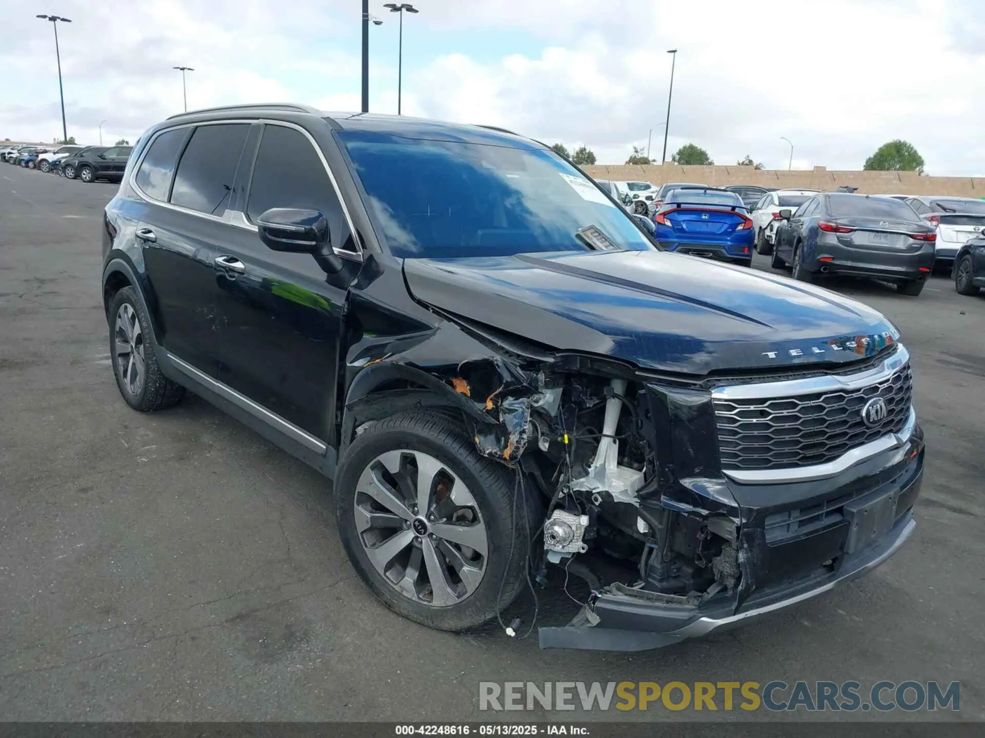 1 Photograph of a damaged car 5XYP64HC1MG101003 KIA TELLURIDE 2021
