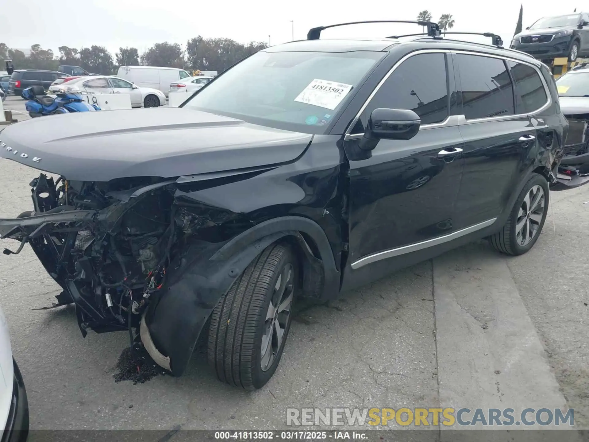 2 Photograph of a damaged car 5XYP64HC4MG111198 KIA TELLURIDE 2021