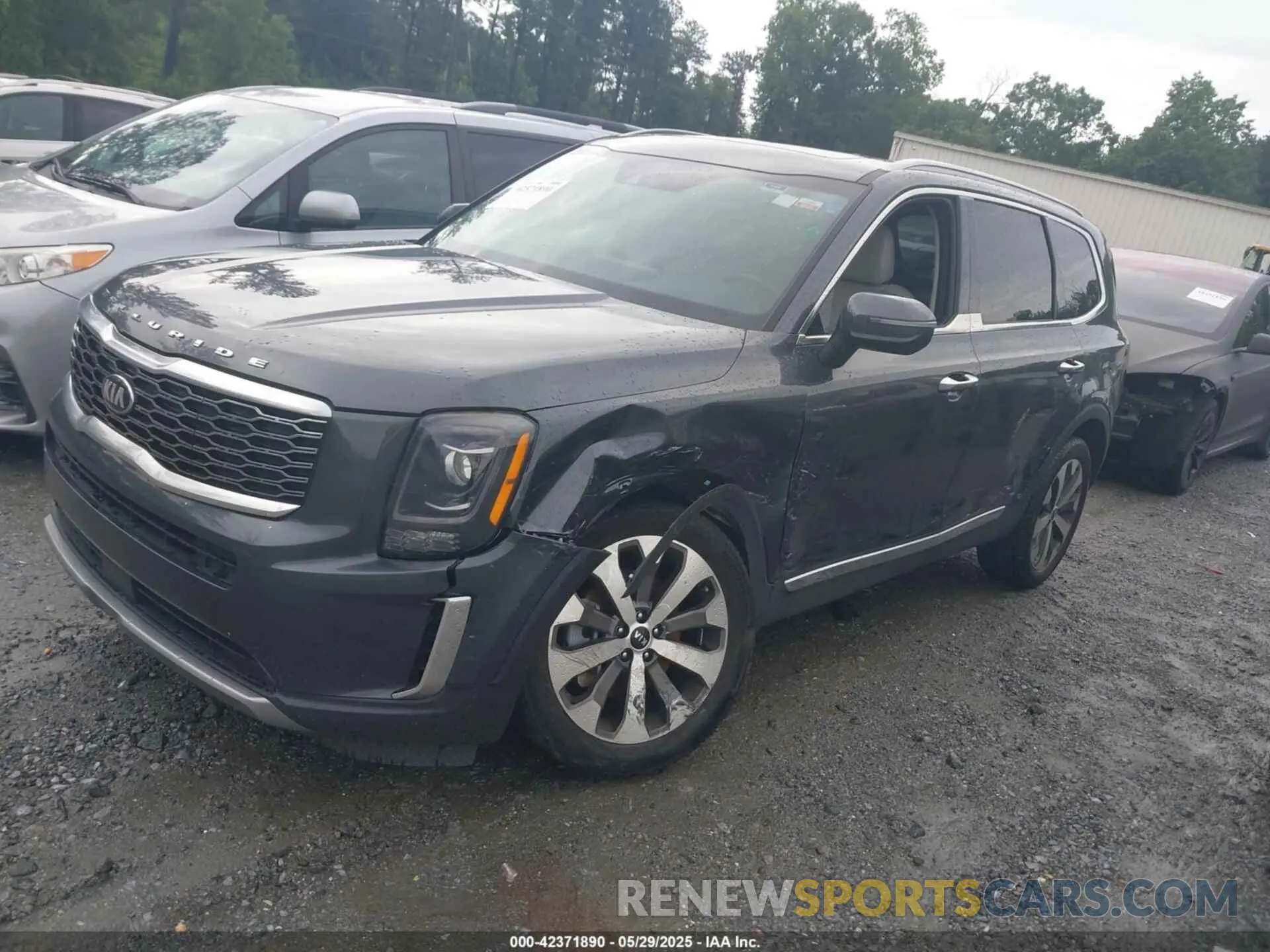2 Photograph of a damaged car 5XYP64HC8MG127498 KIA TELLURIDE 2021